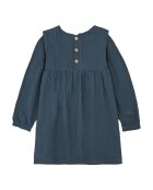 Robe en Gaze de Coton Bio Love bleu nuit
