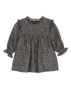 Robe en Gaze de Coton Bloom  gris anthracite