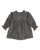 Robe en Gaze de Coton Bloom  gris anthracite