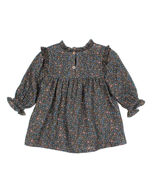 Robe en Gaze de Coton Bloom  gris anthracite