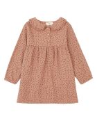 Robe en Coton Bio Pois terracotta