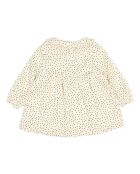 Robe en Coton Bio Pois écrue