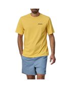 T-Shirt P-6 Logo Responsibili Fibres Recyclées jaune