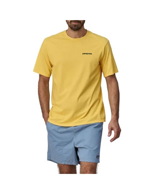 T-Shirt P-6 Logo Responsibili Fibres Recyclées jaune
