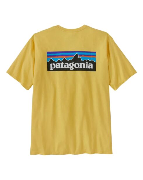 T-Shirt P-6 Logo Responsibili Fibres Recyclées jaune