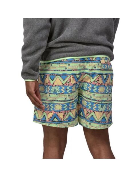 Short Baggy Fibres Recyclées multicolore