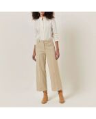 Pantalon Alberpeach écru