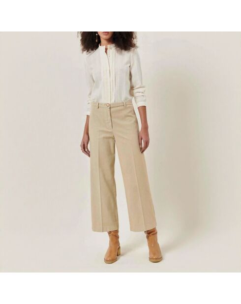 Pantalon Alberpeach écru