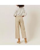 Pantalon Alberpeach écru