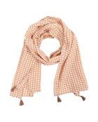 Foulard Vichy abricot