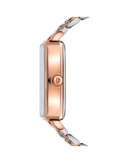 Montre Adeline en Acier & Diamant rose doré/argenté