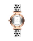 Montre Victoria en Acier & Diamant rose doré/argenté