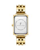 Montre Elodie en Acier & Diamant dorée