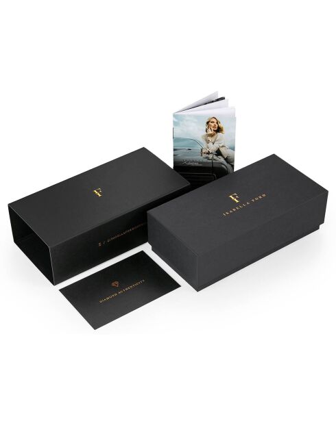 Montre Capucine en Acier & Diamant argentée