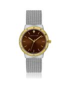 Montre Capucine en Acier & Diamant argentée