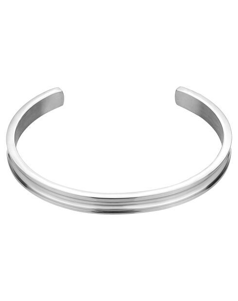 Montre & Bracelet Skylar en Acier & Diamant argentés