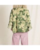 Chemise Velours Côtelé Magali vert kaki