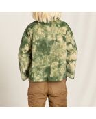 Chemise Velours Côtelé Magali vert kaki