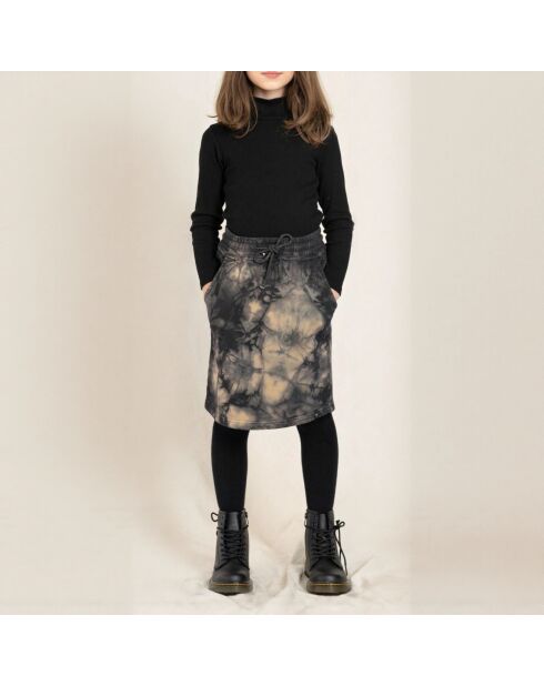 Jupe Tie and Dye Vany noire