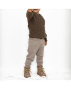 Jogger en Coton Bio Finland marron