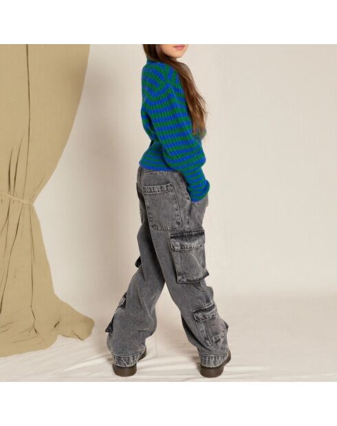Pantalon Cargo Large Carter noir