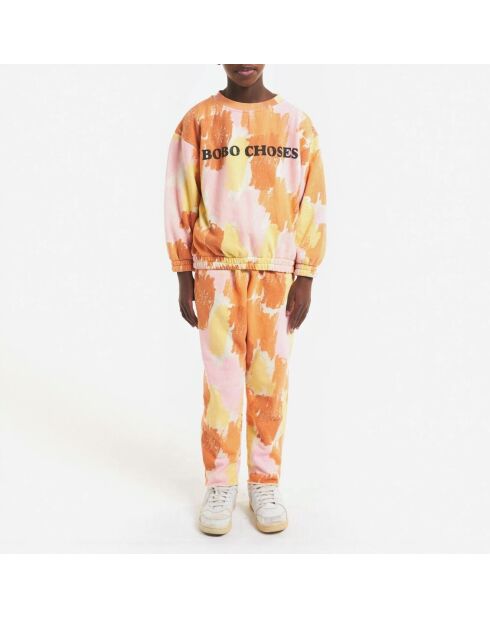 Sweat Coton Bio Tie and Dye rose