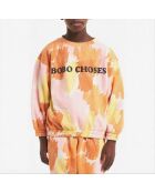 Sweat Coton Bio Tie and Dye rose