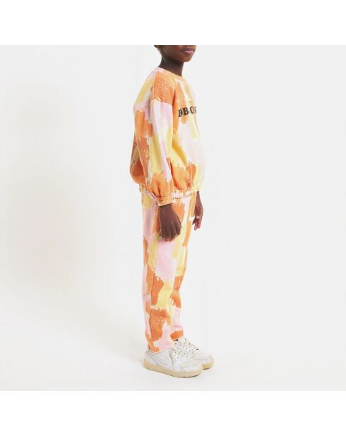 Sweat Coton Bio Tie and Dye rose