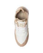 Baskets Lucie sable/blanc