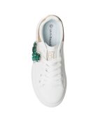 Baskets Margot blanc/vert
