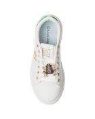 Baskets Ambre blanc/vert