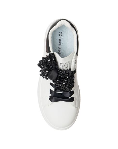 Baskets Manon blanc/noir
