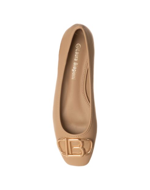 Ballerines Violette beiges