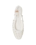Slingbacks Céleste blanches