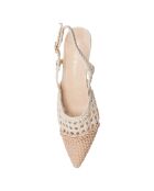 Slingbacks Elina beige/marfil