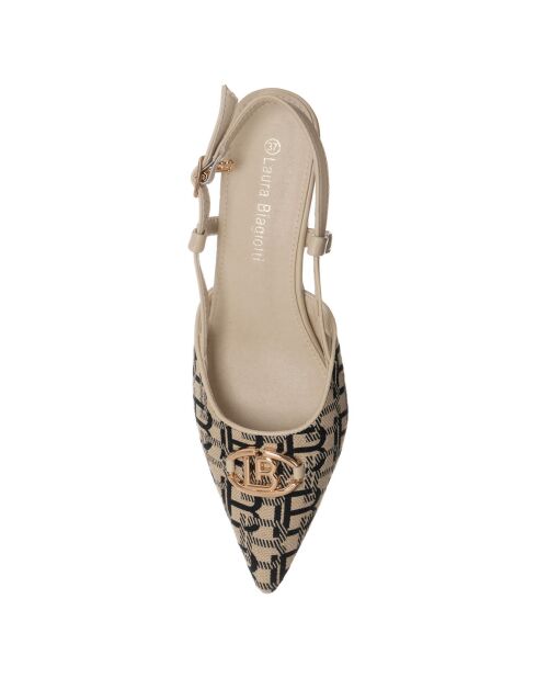 Slingbacks Tessa beiges