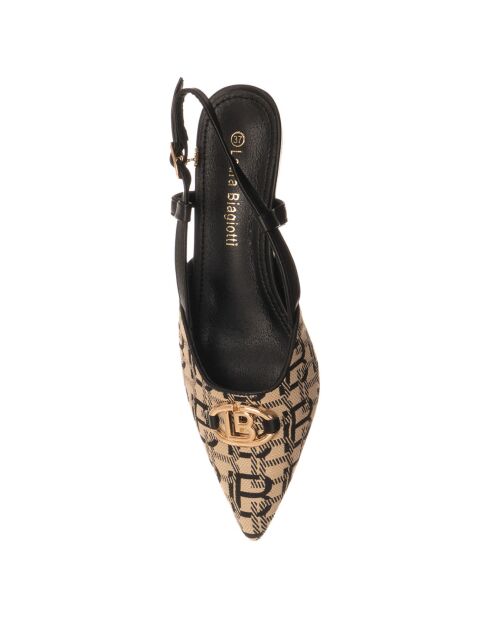 Slingbacks Tessa noires