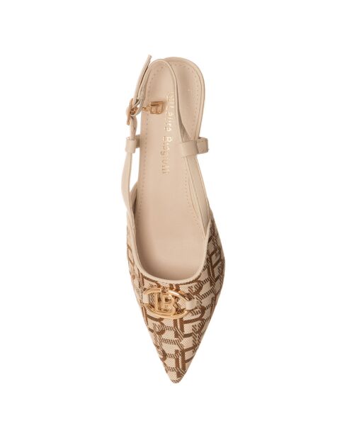 Slingbacks Tessa crème
