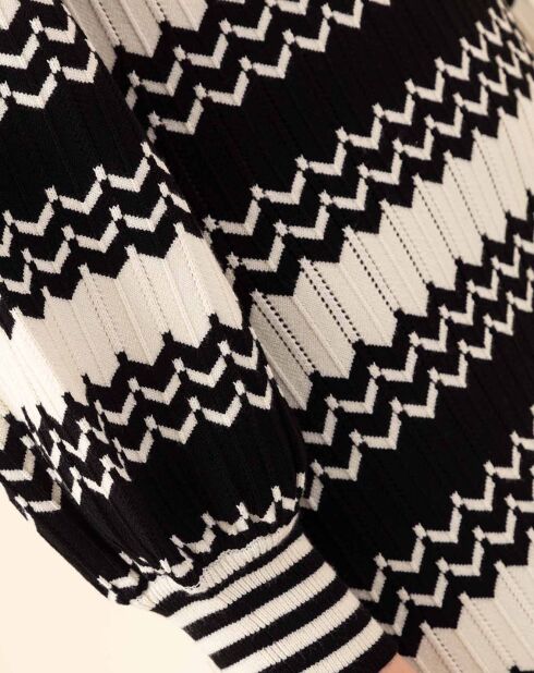 Robe Fresh blanc/noir