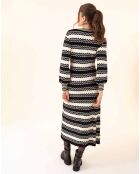 Robe Fresh blanc/noir