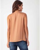Débardeur Lina beige/doré
