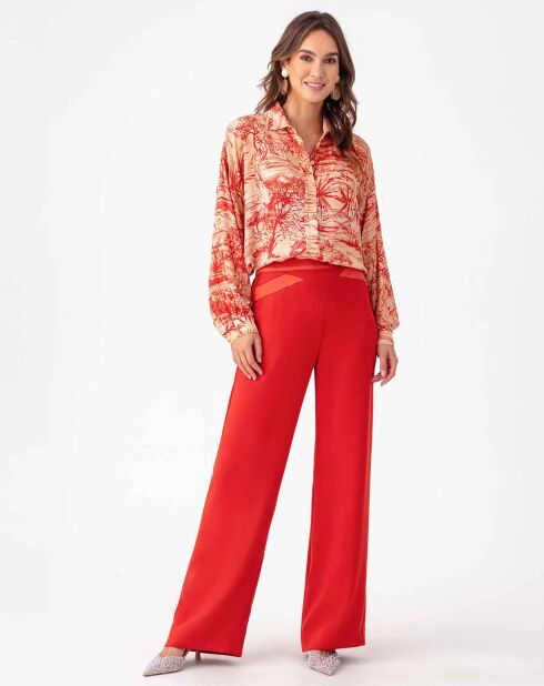 Pantalon Jodie terre de sienne