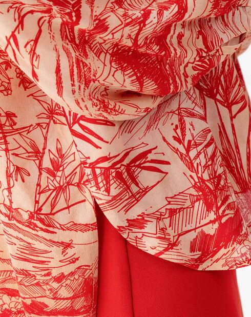 Chemise Vania rouge