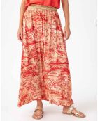 Jupe Azelya rouge