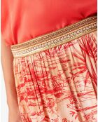 Jupe Azelya rouge