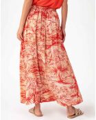 Jupe Azelya rouge