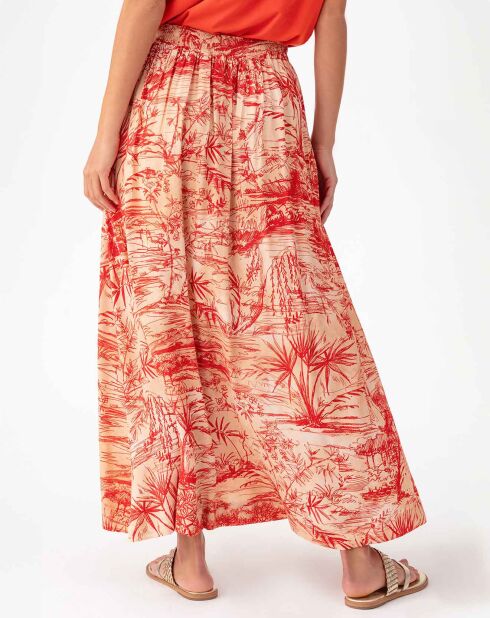 Jupe Azelya rouge