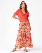 Jupe Azelya rouge