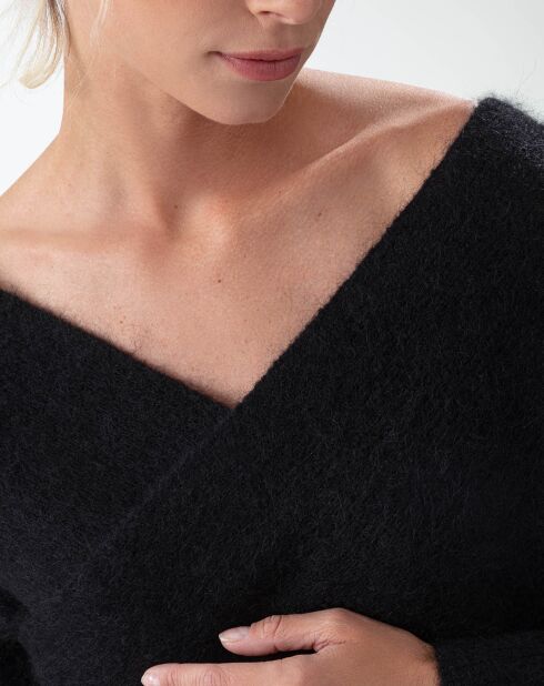 Pull en Laine mélangée Harmonie noir
