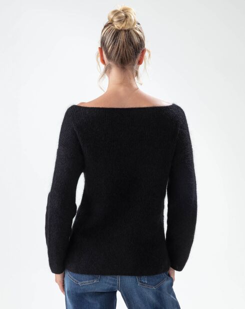 Pull en Laine mélangée Harmonie noir